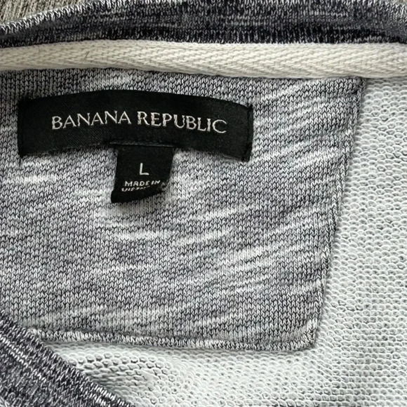 Banana Republic Lightweight Poly Cotton Crew Neck Sweater Sz L - Picture 4 of 8